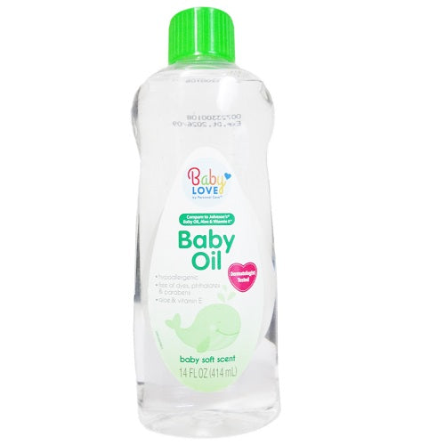baby love baby oil 14oz soft scnt -- 12 per case