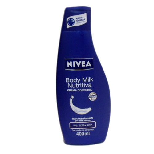 nivea body milk 400ml xtra dry skin -- 15 per case