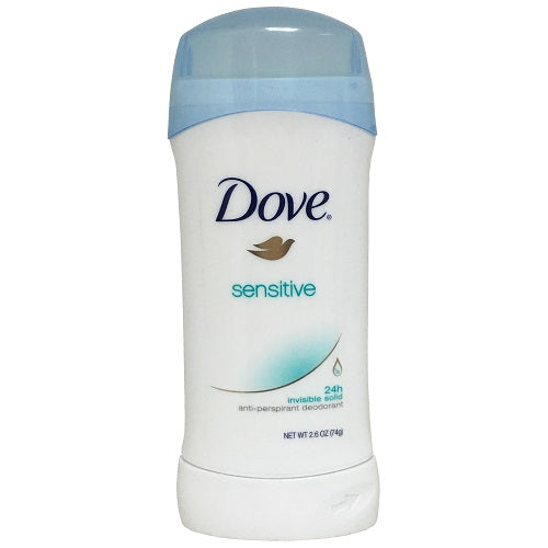 dove anti- persp 2.6oz sensitive solid -- 12 per case