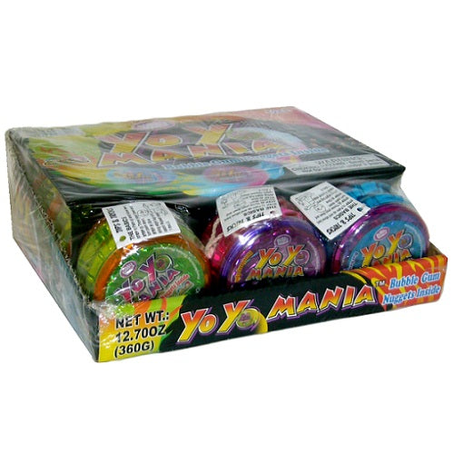 yo yo mania w- bubble gum nuggets -- 12 per box