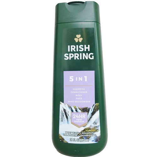 irish spring body wash 20oz 5 in 1 24hr -- 4 per case
