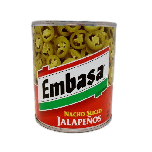 embasa nacho sliced jalape os 26oz -- 12 per case
