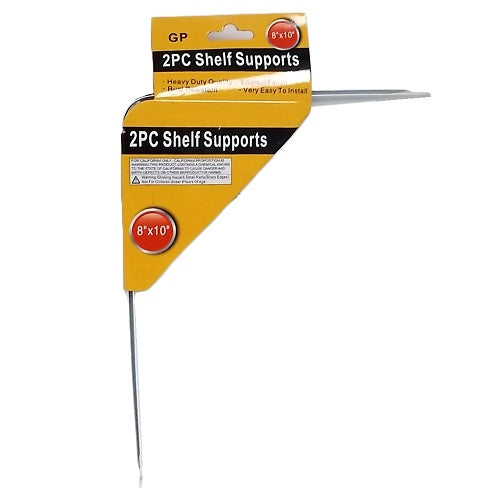 shelf supports 2pc 8 x 10in -- 24 per box