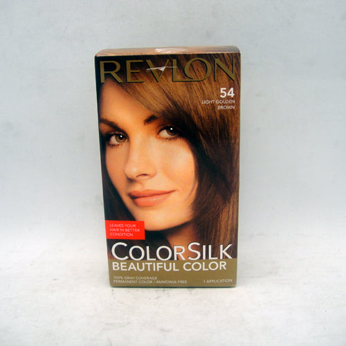 revlon color silk 54 lght golden brown -- 12 per case