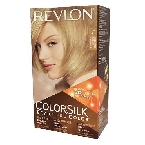 revlon color silk 71 golden blonde -- 12 per case