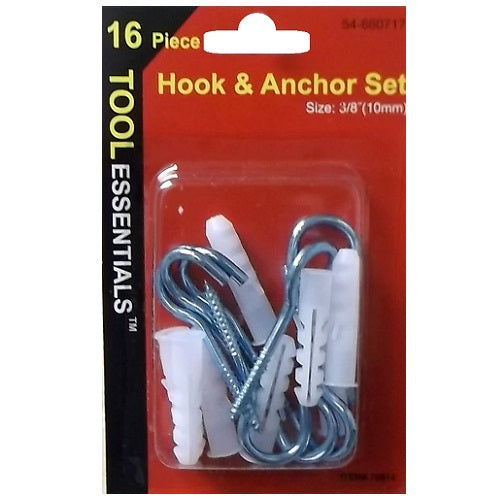 hook anchor set 3 eights 16pc -- 18 per case