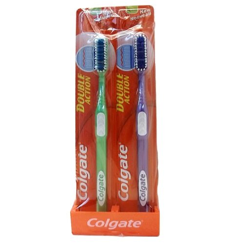 colgate toothbrush double action md -- 12 per box
