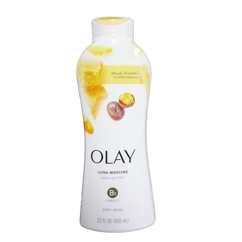 olay body wash 22oz shea butter -- 4 per case