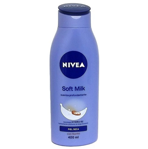 nivea body milk 400ml soft dry skin -- 15 per case