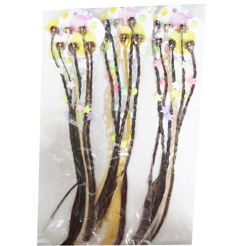 hair extensions 6pc brown -- 12 per box