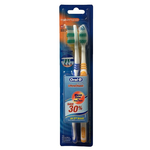 oral-b toothbrush 2pk md classic -- 12 per box