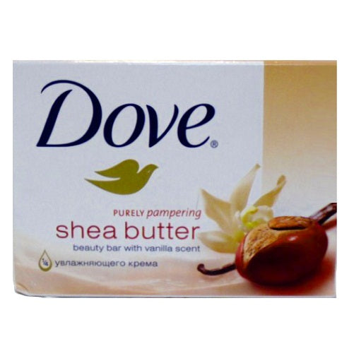 dove bath soap 4.75oz shea butter 135g -- 48 per case
