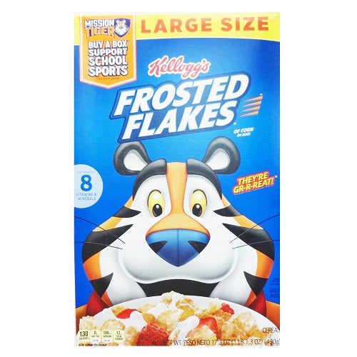 kelloggs cereal 17.3oz frosted flakes -- 10 per case