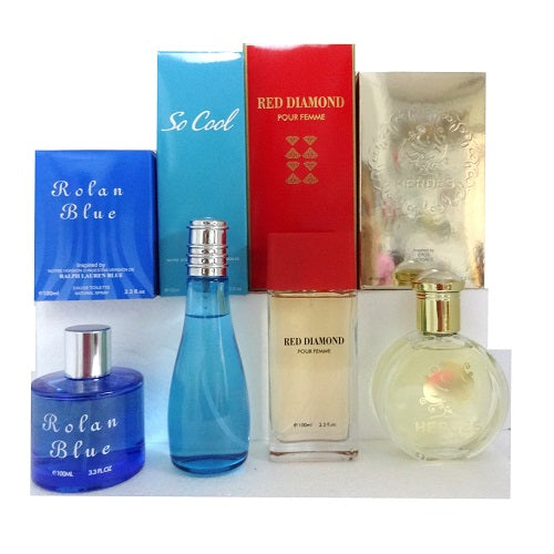 womans perfume 4 asst scents -- 12 per case