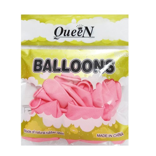 balloons 10ct 12in pink -- 12 per box