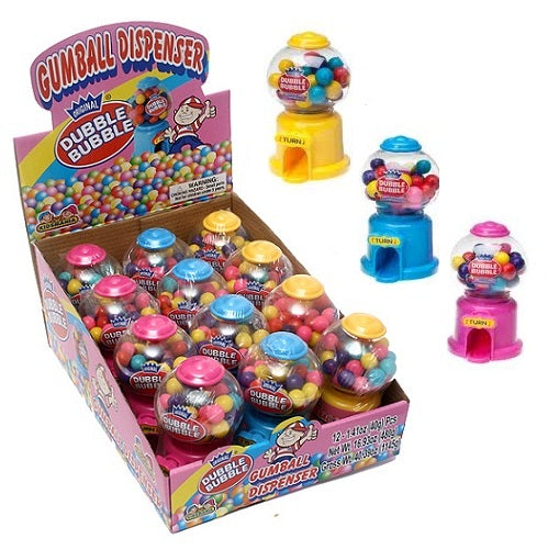 dubble bubble gumball dispenser -- 12 per box