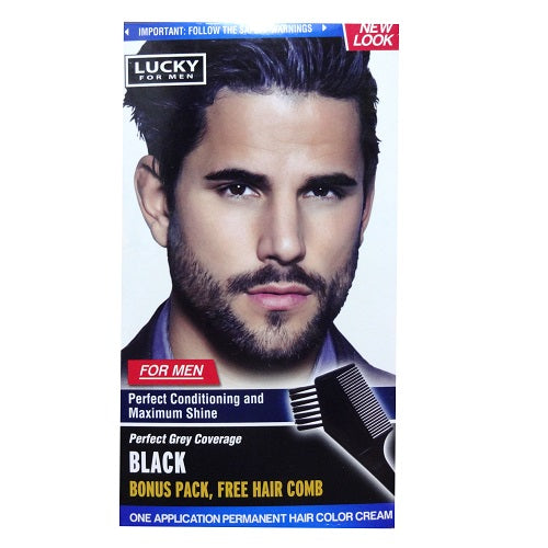 lucky for men color black -- 12 per case