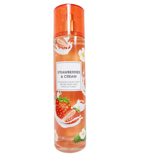 woman body mist 8oz strawberries cream -- 12 per box