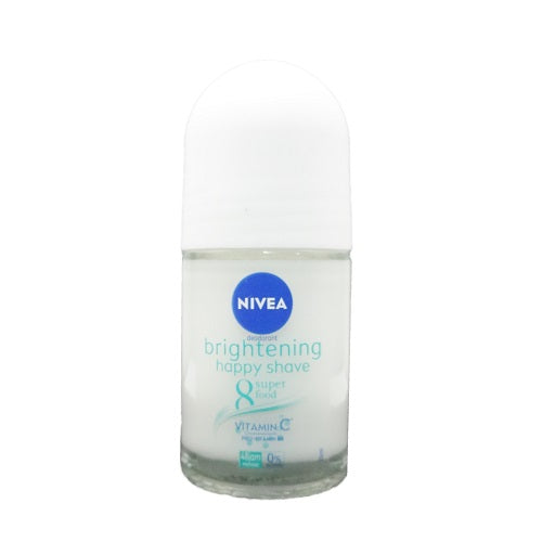 nivea roll- on 25ml brightening happy shv -- 30 per case