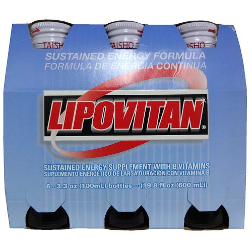 lipovitan 3.3oz energy formula original -- 12 per box