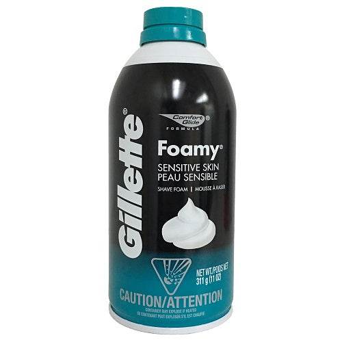 gillette shaving foam sensitive 11oz -- 12 per case