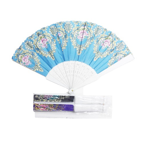 handled fan asst -- 12 per box