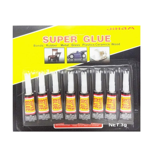 super glue 3g 8pk -- 24 per box