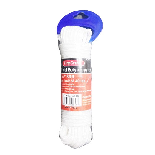 rope multi- purpose 1-8x33 ft white -- 12 per box