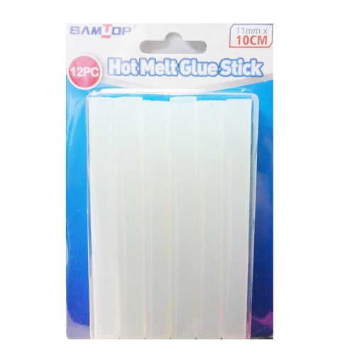 glue stick 12pc 10cm clear -- 12 per box