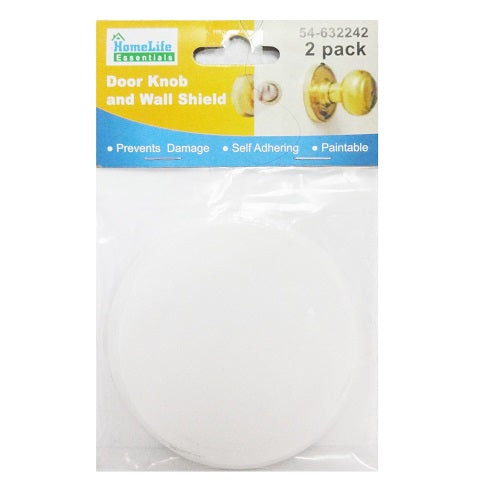 door knob wall shield 2pk 3in -- 18 per box