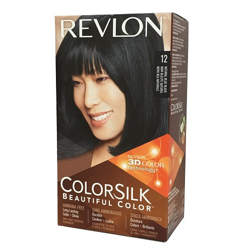 revlon color silk 12 black -- 12 per case