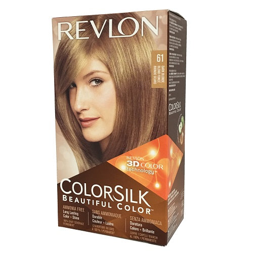 revlon color silk 61 dark blonde -- 12 per case