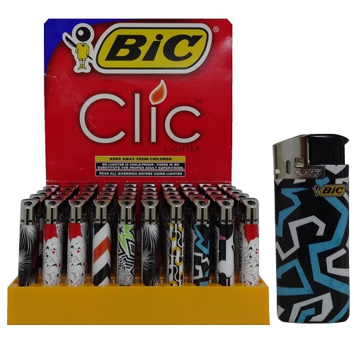 bic lighters mini asst designs -- 53 per box