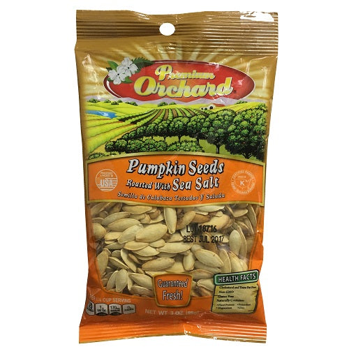 premium orchard pumpkin seeds rstd w- sea -- 48 per case