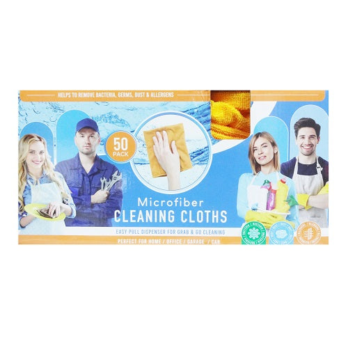 microfiber cloths 50pk 12 x 12 -- 2 per case