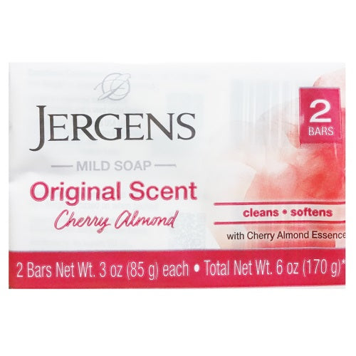 jergens bath soap 2pk 6oz cherry almond -- 24 per case