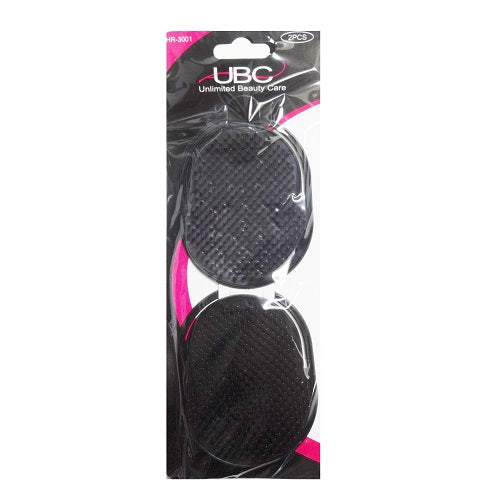 pocket hair brush 2pk black -- 12 per box