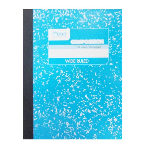 composition notebook 100ct w-r -- 12 per case
