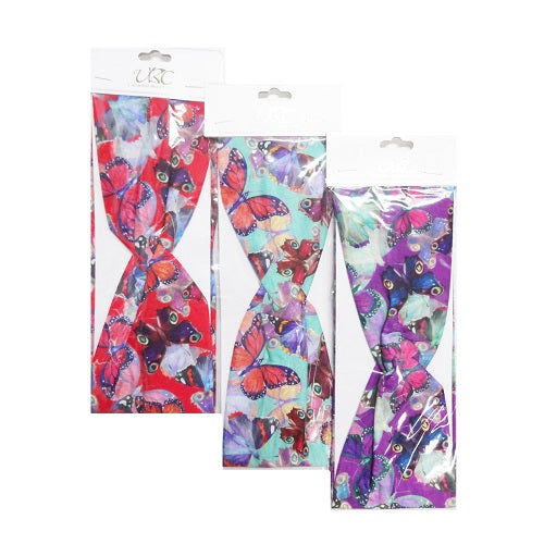 elastic headband butterfly -- 12 per box