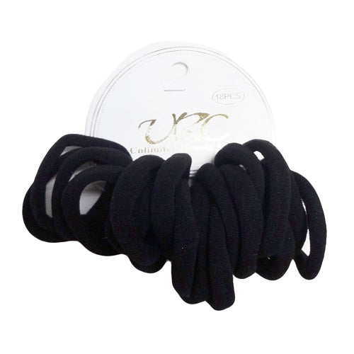 elastic band 18pc black -- 12 per box