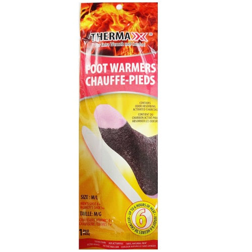 thermaxx foot warmer md to lg -- 20 per box