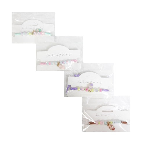 bracelet thread labubu charm asst clrs -- 12 per box