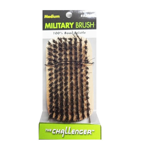 hair military brush wood 4in -- 12 per box