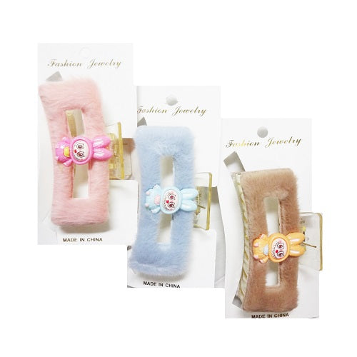 hair clip labubu asst clrs -- 12 per box