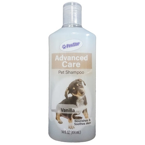 paw star pet shamp 14oz vanilla -- 12 per case