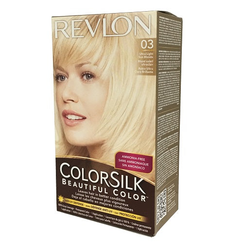 revlon color silk 03 ultr lt sun blonde -- 12 per case