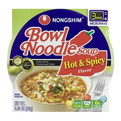 n.s bowl noodle soup hot spicy 3.03oz -- 12 per case