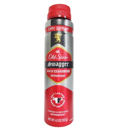 old spice dry spray 4.3oz swagger -- 12 per case