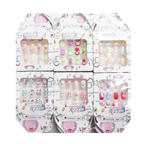 toy nails pre- glued -- 12 per box