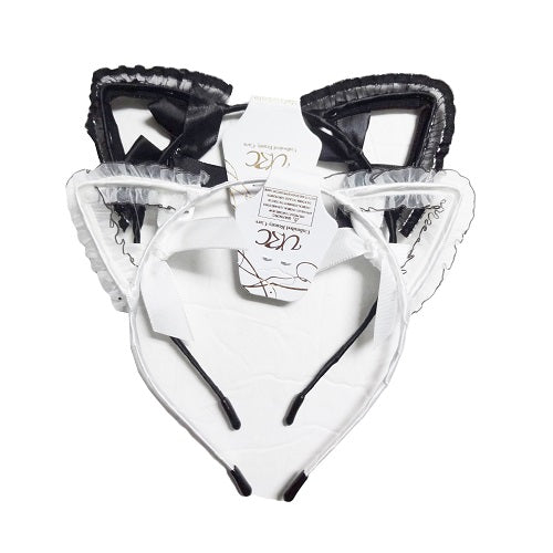 headband metal black white -- 12 per box